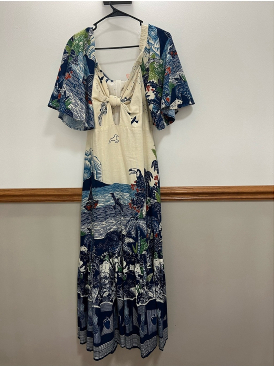 FARM Rio Dresses & Skirts - NWT Farm Rio Tropical Tiles Midi Dress Size Large